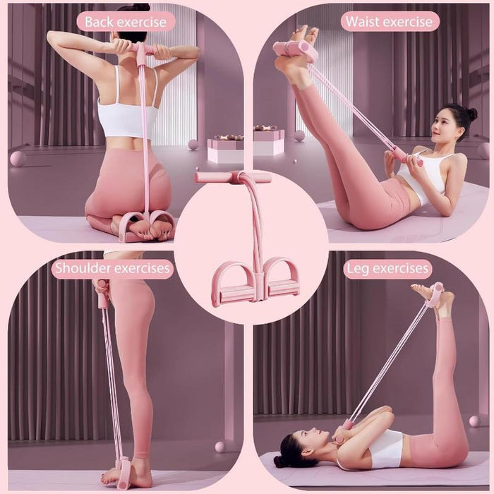 6-Tube Pedal Resistance Band