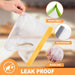 10 Pack Reusable Gallon Freezer Bags Dishwasher Safe, Extra Thick Reusable Plastic Bags BPA Free, Leak Proof Food Storage Bags with 3 Sizes for Meat, Travel - 2 Gallon 5 Sandwich 3 Snack