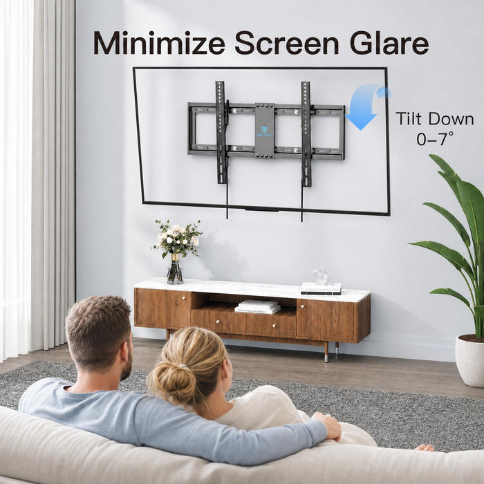 Tilting TV Wall Mount for 37–85 inch TVs up to 132 lbs