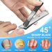 2026 Toenail Clippers for Thick Toenails for Seniors Angled Head