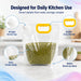 5pcs Food Storage Bags, Reusable Grain Storage Moisture-proof Sealed Bags, Stand Up Packaging Pouches Large Sealed Bag with Handle