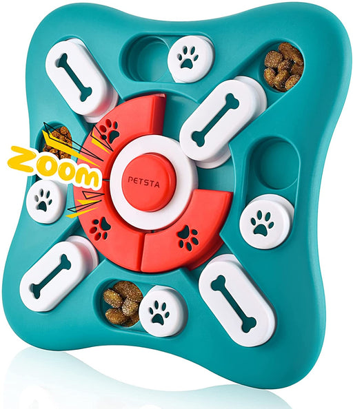 Dog Puzzle Toys, Treat Dispensing Dog Enrichment Toys for IQ Training and Brain Stimulation, Interactive Mentally Stimul