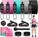 Resistance Bands with Handles, 5 Level Exercise Bands, 150LBS Workout Bands