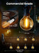 108FT 52LED Solar String Lights Outdoor with Remote & USB Port