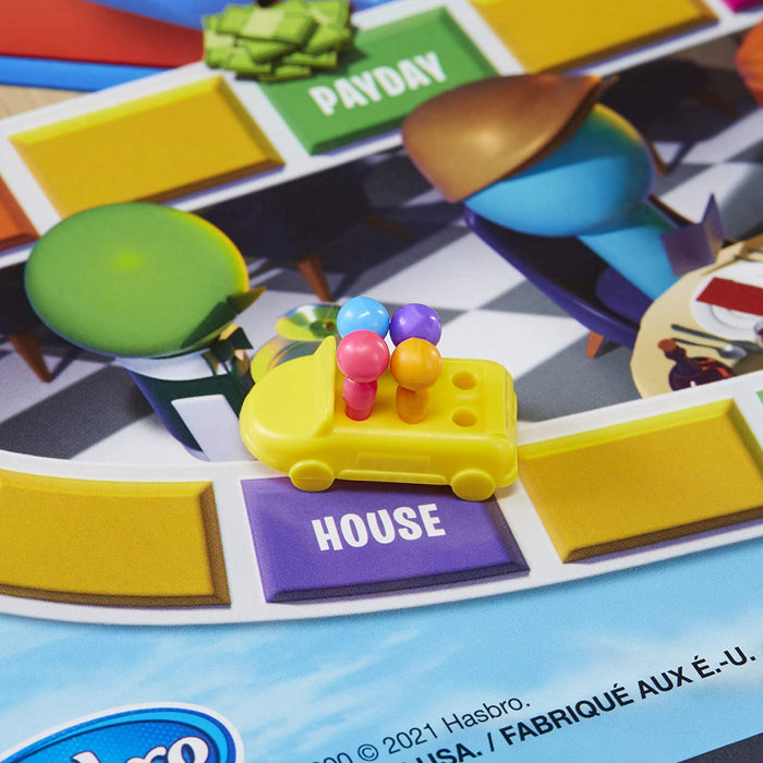 The Game of Life Board Game, Family Games for Kids Ages 8 and Up, Pegs Come in 6 Colors, Family Board Games for 2 to 4 Players