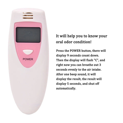 Portable Bad Breath Detector Oral Hygiene Condition Tester Mouth Internal Odor Monitor Tools Bad Breath Detector