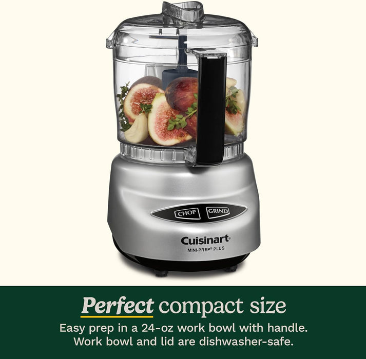 Mini Food Processor, Reversible Blade, 3-Cup Capacity