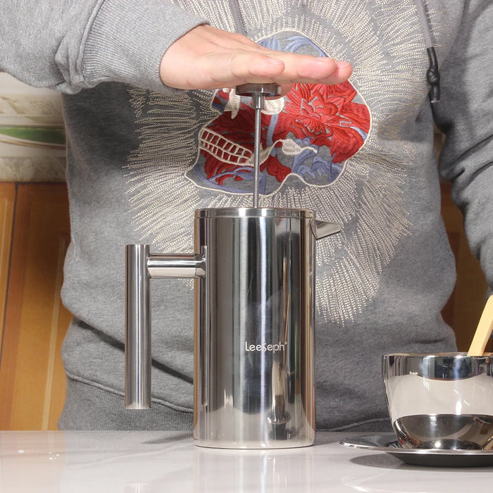 Premium Double Wall Stainless Steel French Press