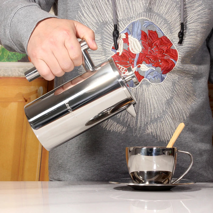 Premium Double Wall Stainless Steel French Press