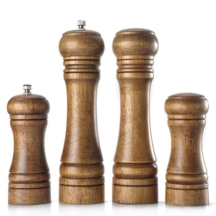 Leeseph Wood Pepper Mill & Salt Shaker Set
