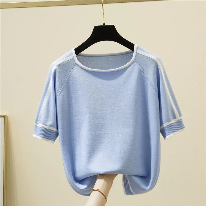 Elegant Short Sleeve Top