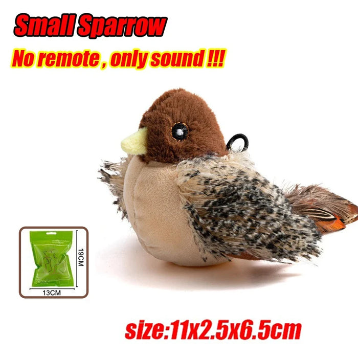 Rechargeable Interactive Flapping Bird Cat Toy