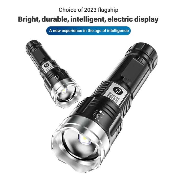 Powerful White Laser LED Flashlight