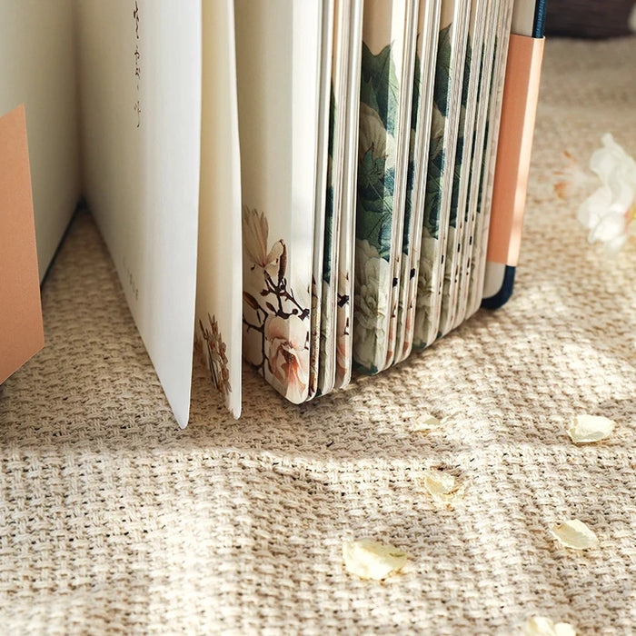 Creative Colorful Page Notebook with Chinese Style Hardcover