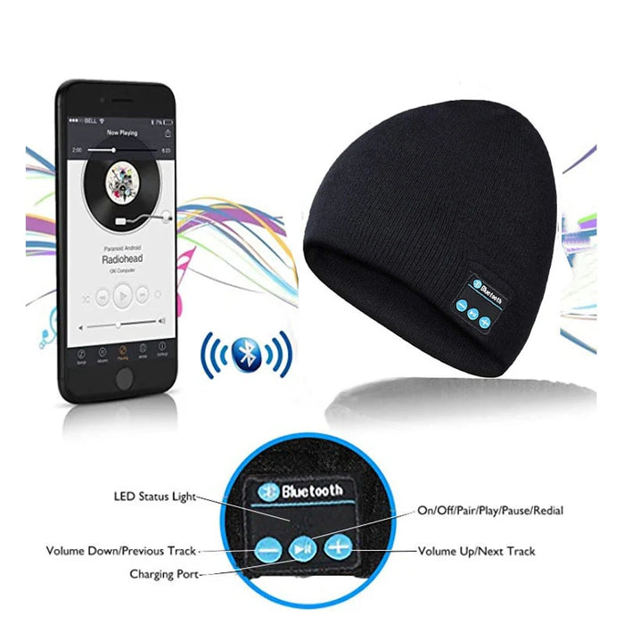 Wireless Bluetooth Headphones Beanie