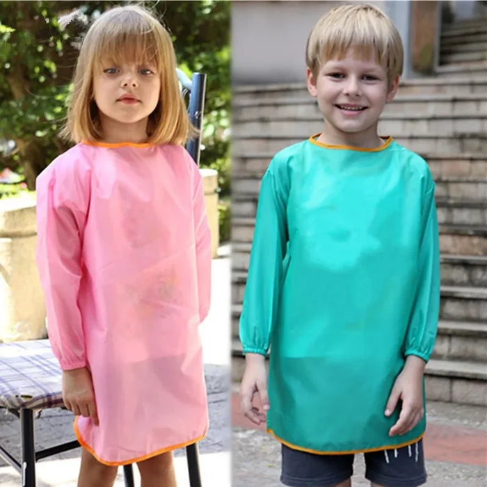 Long Sleeve Waterproof Apron for Children