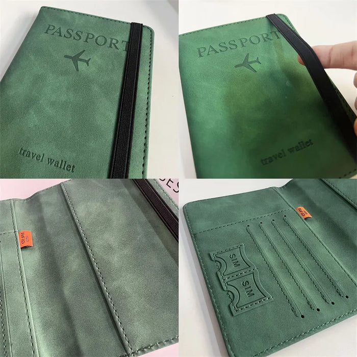 RetroGuard RFID Passport Holder Wallet
