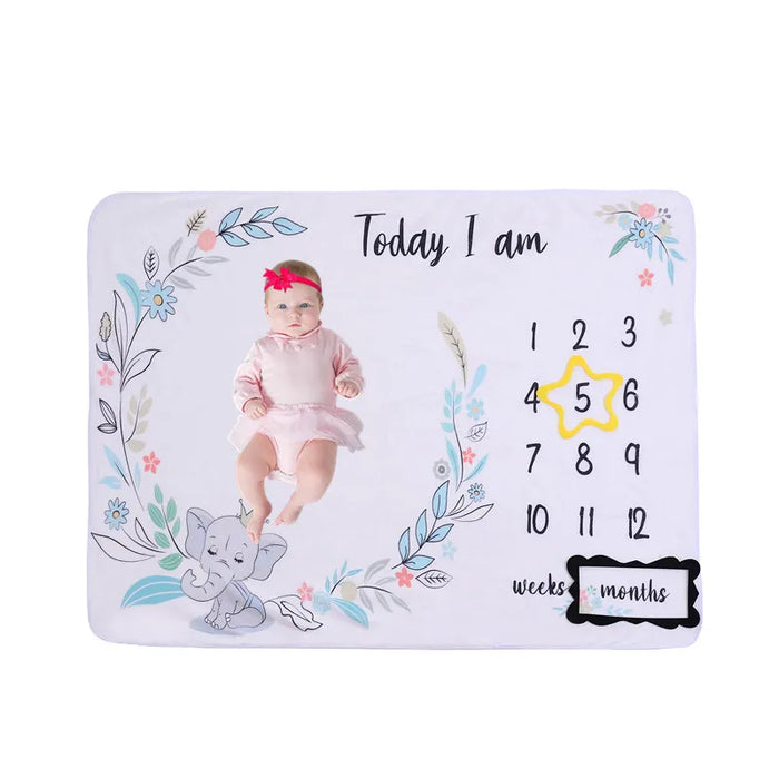 Premium Flannel Blanket for Baby Photography