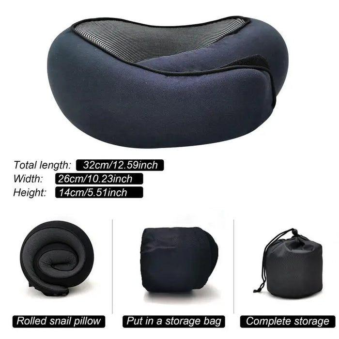 ComfortCare Memory Foam Travel Neck Pillow
