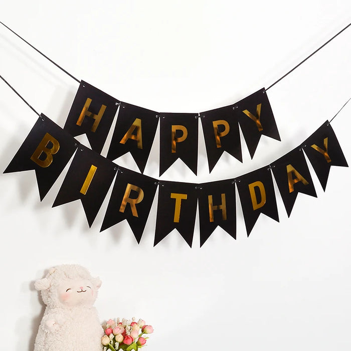 Happy Birthday Decoration Banners