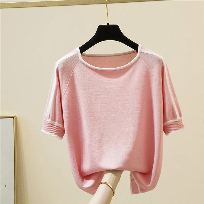 Elegant Short Sleeve Top