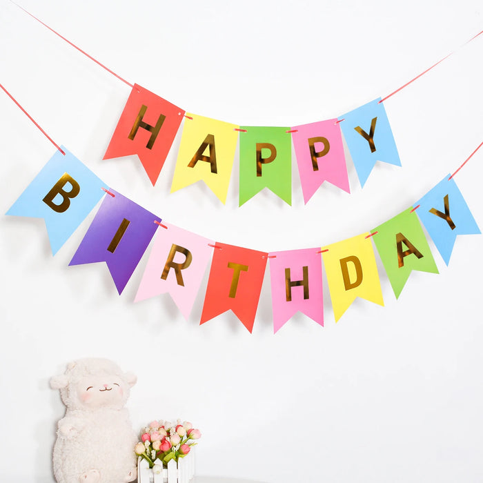 Happy Birthday Decoration Banners