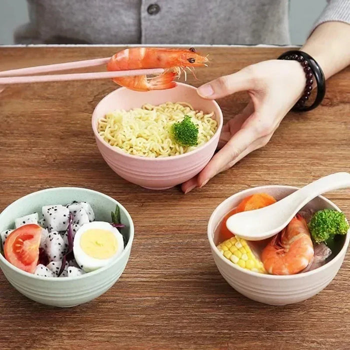 Wheat Straw Fiber Tableware Bowl