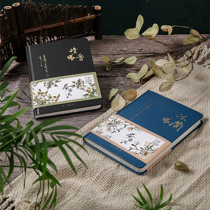 Creative Colorful Page Notebook with Chinese Style Hardcover
