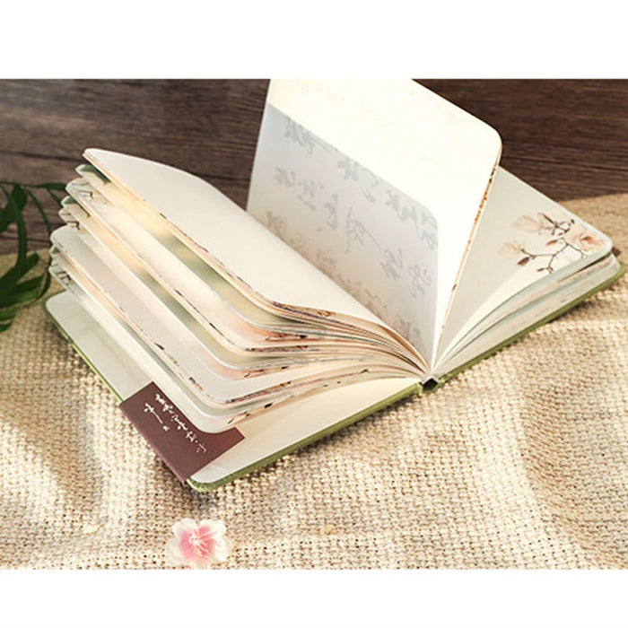 Creative Colorful Page Notebook with Chinese Style Hardcover