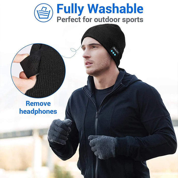 Wireless Bluetooth Headphones Beanie