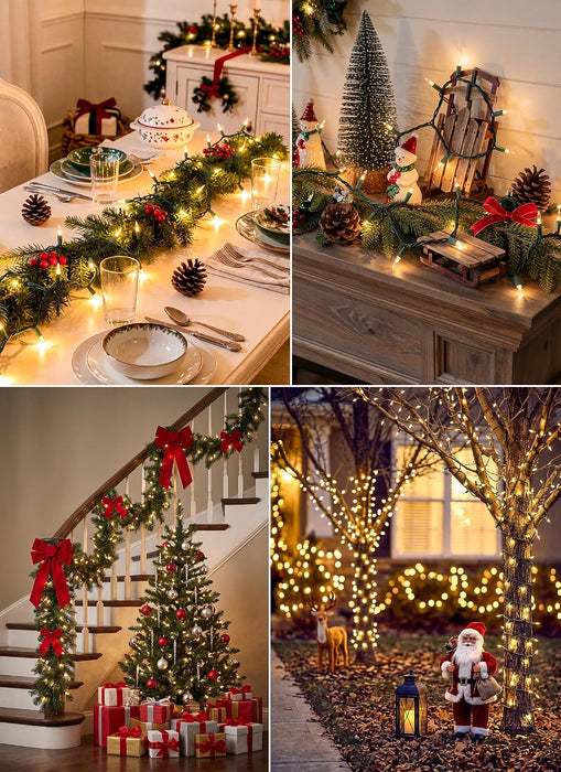 LED Christmas Lights, 20FT 100 Count Christmas String Lights