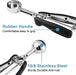 Cookie Scoop Set, Include 1 Tbsp/2 Tbsp/3 Tbsp, Cookie Dough Scoop, Cookie Scoops for Baking Set of 3, 18/8 Stainless St