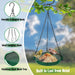 Hanging Platform Bird Feeder, 9 in, Green