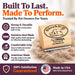 Cat Brush for Shedding - Deshedding Brush for Cats - Patented Grooming Tool for Removing Loose Fur, Undercoat & Hair - Made in USA - Works on Short, Medium & Long Coats