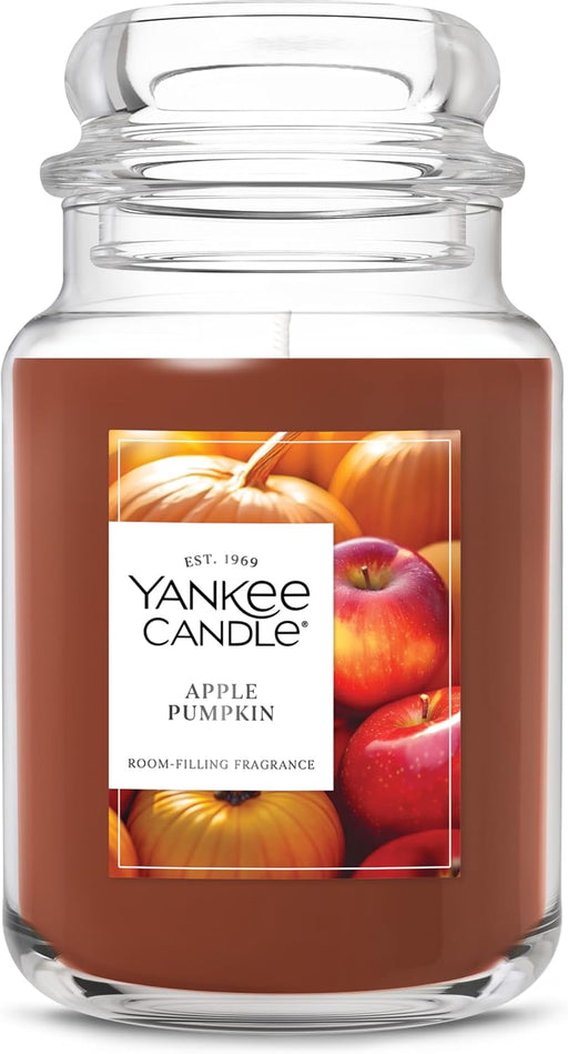 Apple Pumpkin Scented Candle, 22oz Large Jar