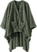 Wearable Blanket Poncho Cape Wrap for Adult, Cozy Sherpa Fleece Pocketed Shawl TV Throw Blankets for Office and Lounge,G