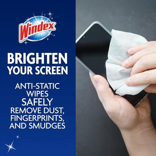 Electronic Cleaning Wipes, Anti-Static & Ammonia-Free, 25 Count