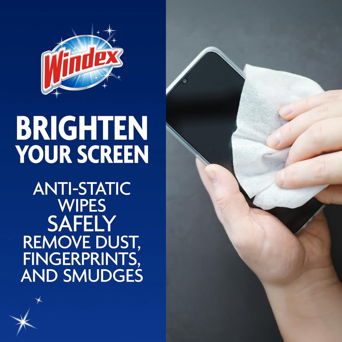Electronic Cleaning Wipes, Anti-Static & Ammonia-Free, 25 Count