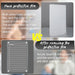 Magnetic Calendar for Refrigerator 4PCS Fridge Magnet Clear Acrylic