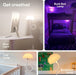 Shroommate Dorm Room Essential Clip On Bed Light for Dorm Room - White