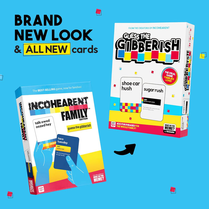 Guess The Gibberish Card Game for Families by Relatable