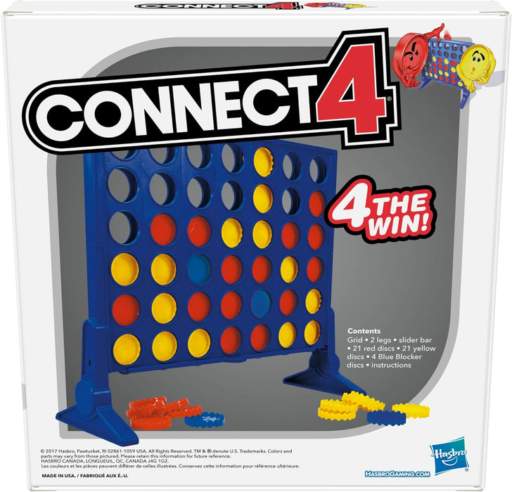 Connect 4 Strategy Board Game for Ages 6 and Up (Amazon Exclusive)
