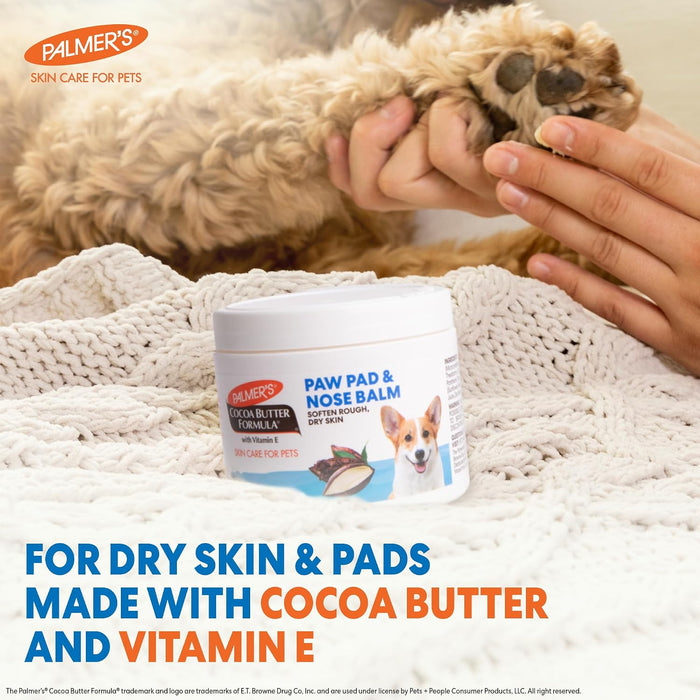 for Pets Cocoa Butter Paw Pad and Nose Balm for Dogs, 3.5 Oz