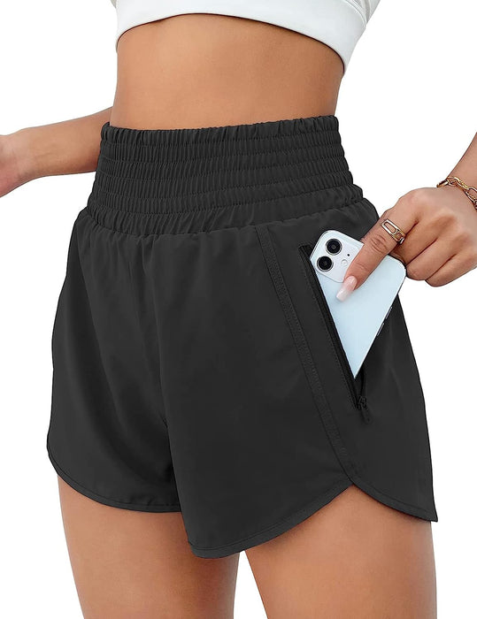 2.5" Athletic Shorts for Women Comfy High Waisted Short with Pocket