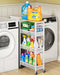 Slim Laundry Room Organization Cart with Upgraded Metal Hub Casters