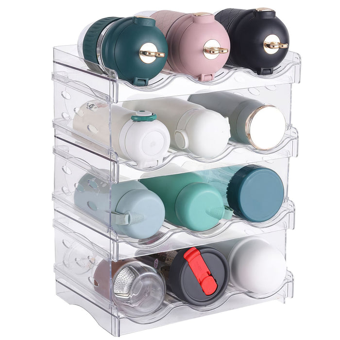 Four-Tier Stackable Bottle Organizer