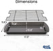 Nonstick Carbon Steel Baking Pan & Raised Wire Rack, 15x10.5-Inch