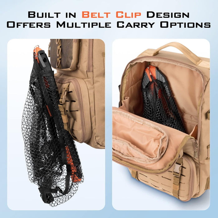 Pontus Floating Fishing Landing Net with Built-in Length Scale