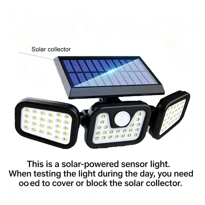 3000LM Solar Motion Sensor Wall Light