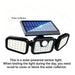 3000LM Solar Motion Sensor Wall Light